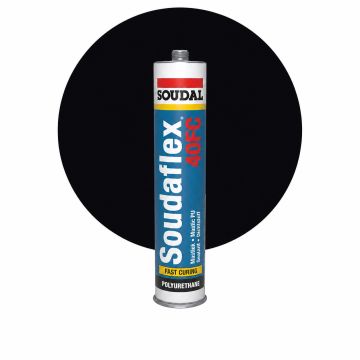 Soudal Soudaflex 40 Fc - Sort, 300 ml