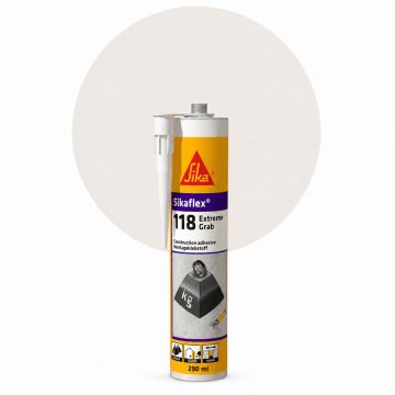 Sikaflex 118 Extreme Grab hvid Konstruktionslim 290ml