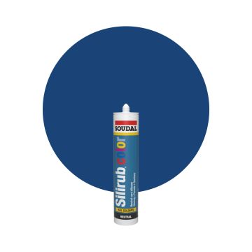 Soudal Silirub Color - RAL 5010 Ensianblå