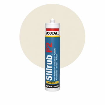 Soudal Silirub P2 RAL 9001 Cremehvid 310ml