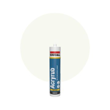 Soudal Acryrub hvid 310ml