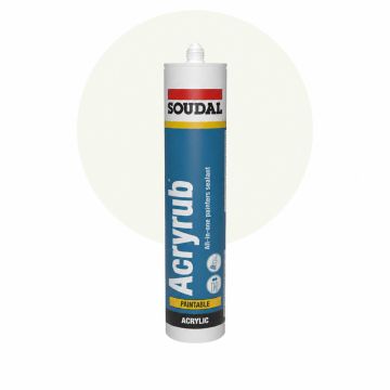Soudal Acryrub hvid 310ml