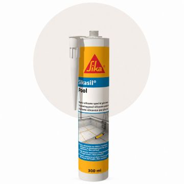 Sikasil Pool hvid Silikone fugemasse 300ml