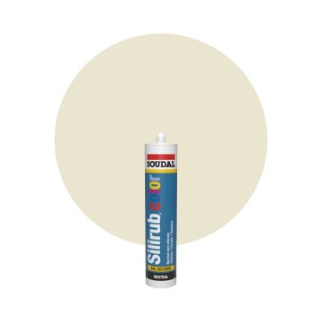 Soudal Silirub Color - RAL 1013 Perlehvid