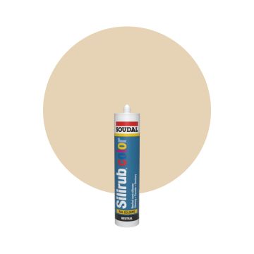 Soudal Silirub Color - RAL 1015 Lys elfenben