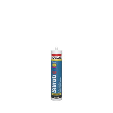 Soudal Silirub Color - RAL 9010 Renhvid