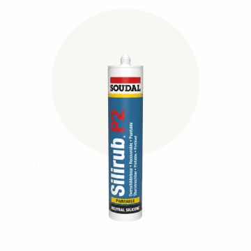 Soudal Silirub P2 - RAL 9010 Renhvid