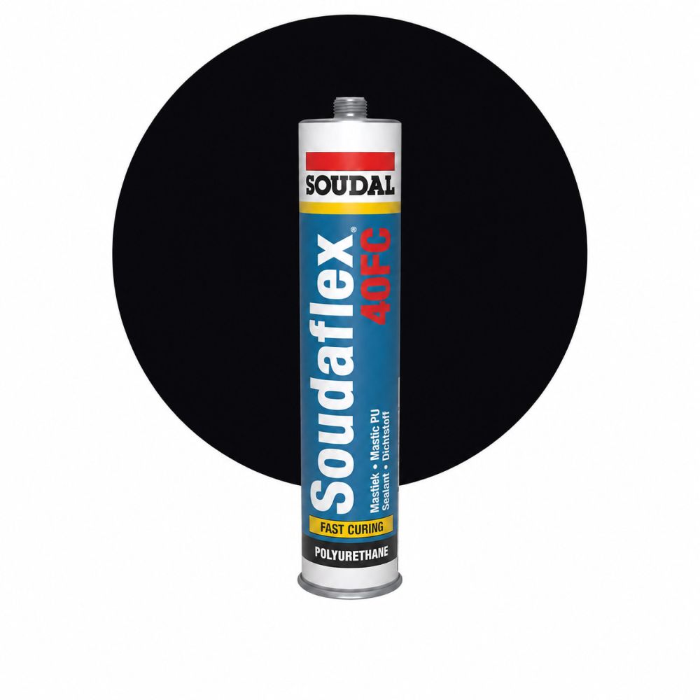 Soudal Soudaflex 40 Fc - Sort, 300 ml main product photo