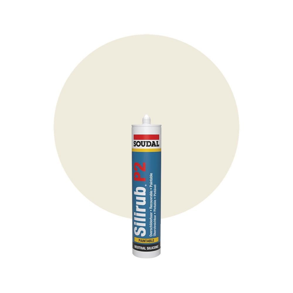 Soudal Silirub P2 - RAL 9001 Cremehvid main product photo