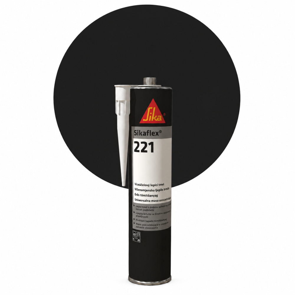 Sikaflex 221 - Sort, 300 ml main product photo