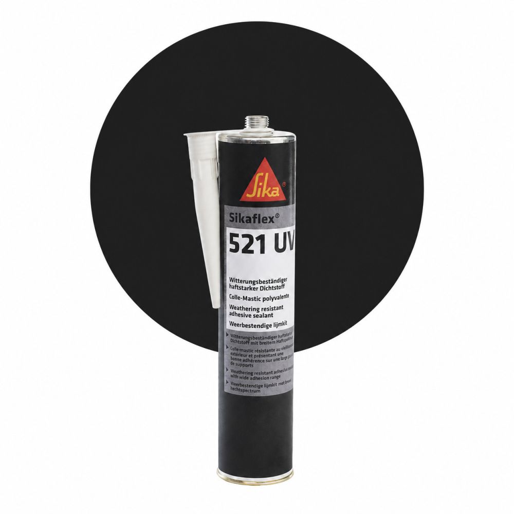 Sikaflex 521 UV - Sort, 300 ml main product photo
