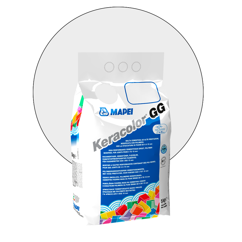 Mapei Keracolor GG - 111 Silver Grey - 5 kg main product photo