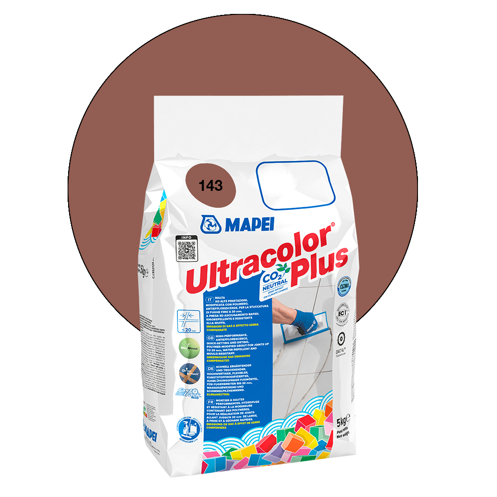 Mapei Ultracolor Plus - 143 Terracotta - 5 kg main product photo