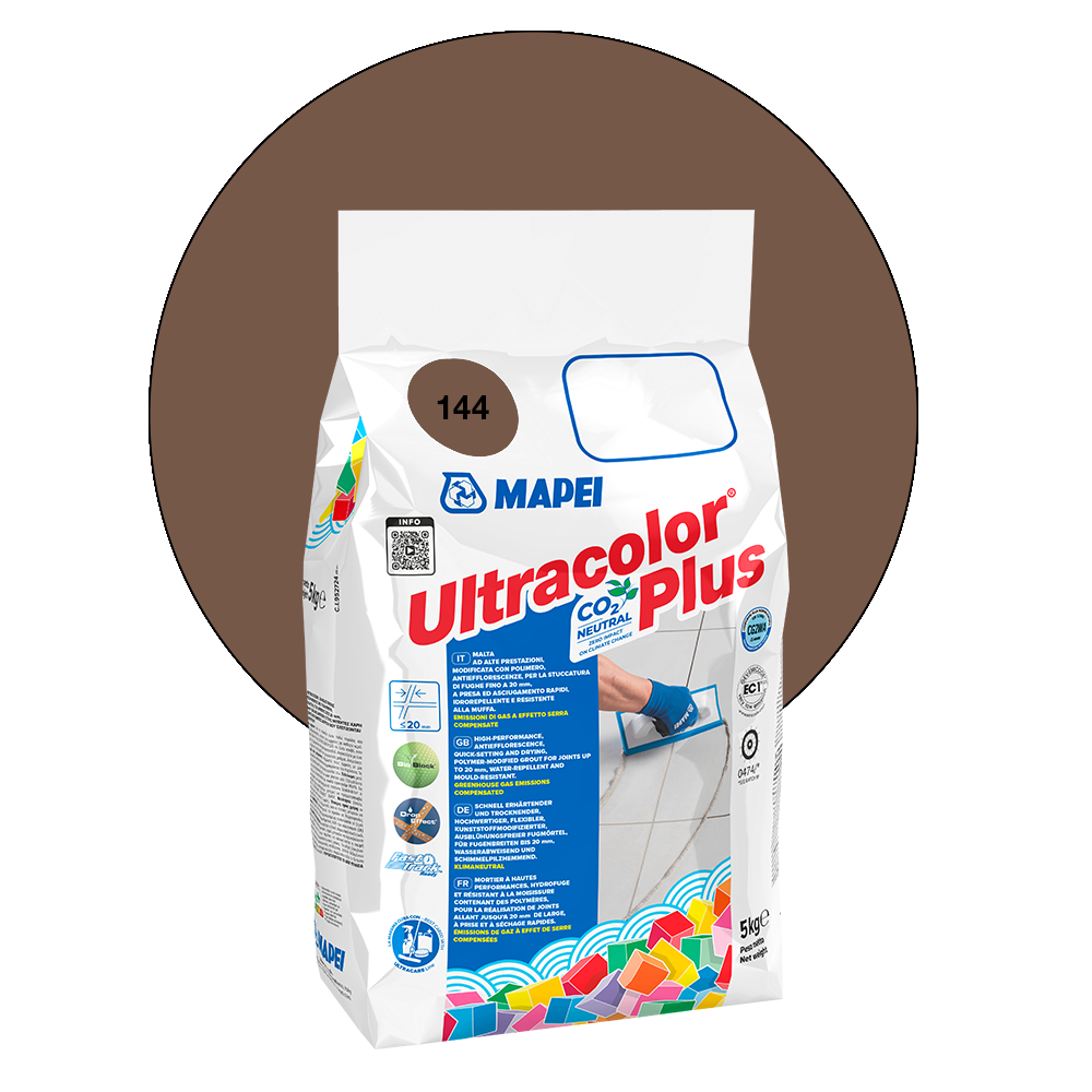 Mapei Ultracolor Plus - 144 Chocolate - 5 kg main product photo
