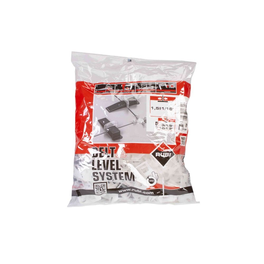 Rubi Delta Niveau System Clip 3-12mm - 2 mm, 200 main product photo