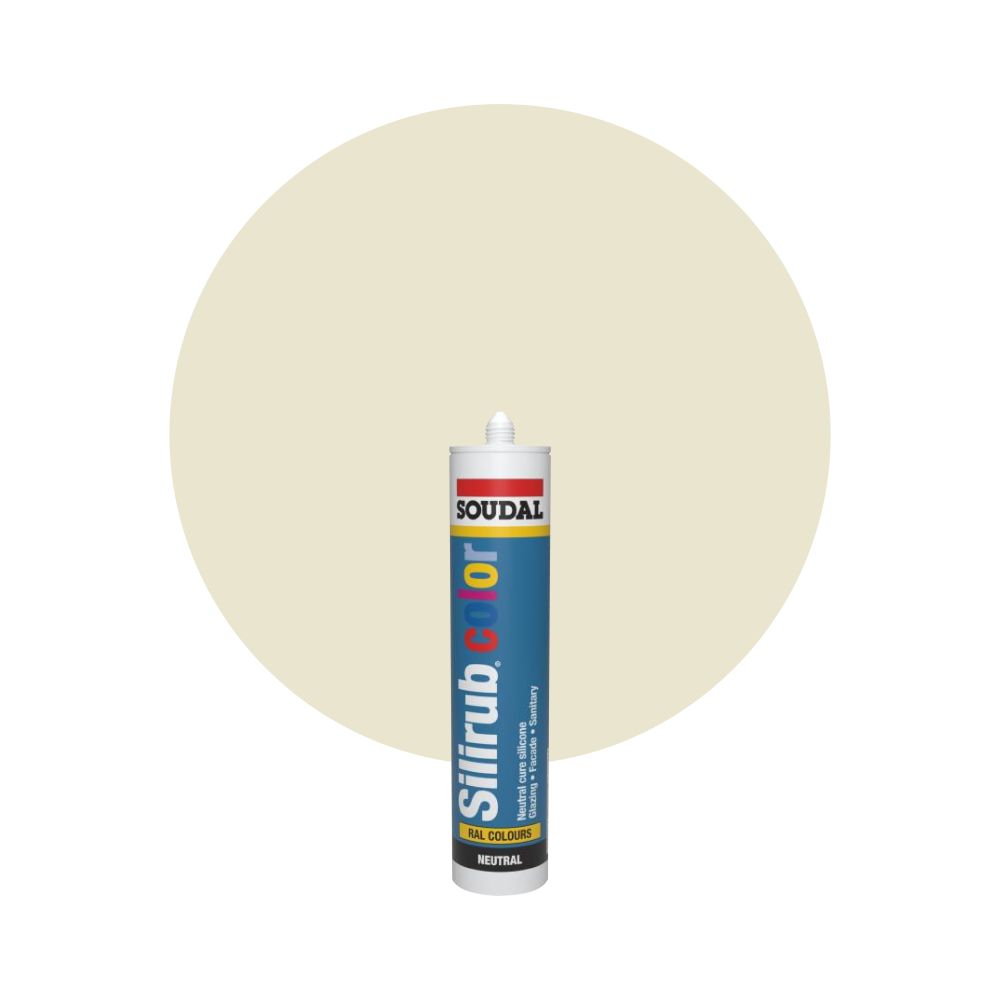 Soudal Silirub Color - RAL 1013 Perlehvid main product photo