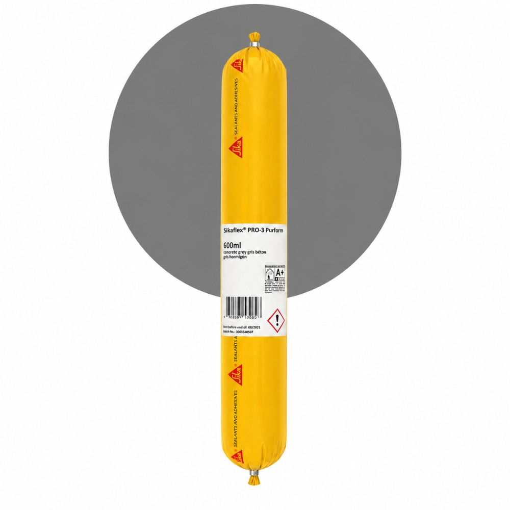 Sikaflex PRO-3 Purform 600ml - Mellemgrå main product photo